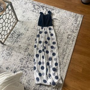 Black and white jumpsuit